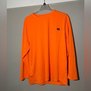 Dickies blaze orange long-sleeve top